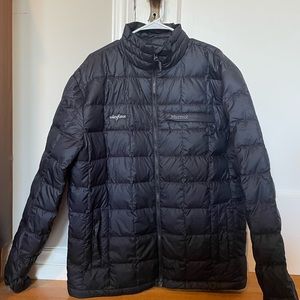 Marmot 700 fill duck down jacket.  Salesforce branded.
